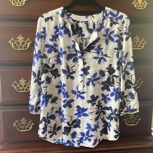 NYDJ pin tuck blouse